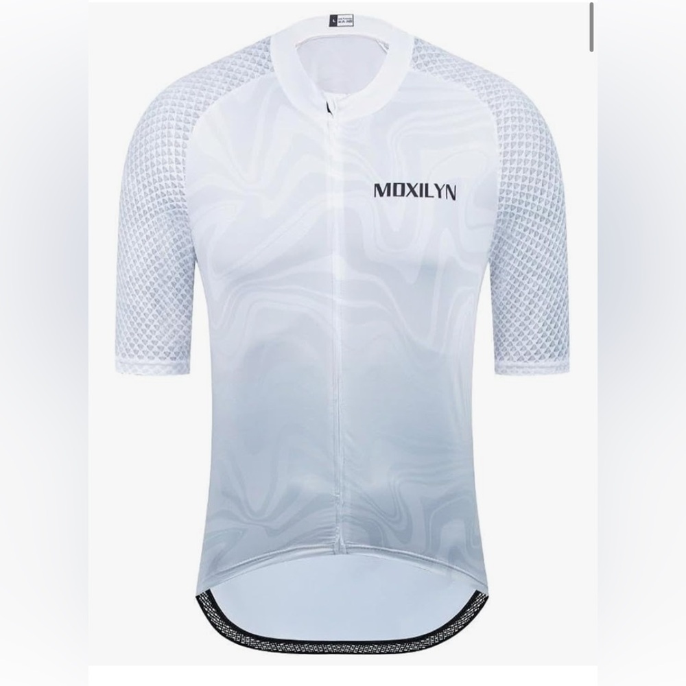 NWT-Men's Cycling Jersey Short Sleeve with 4 Pockets Moisture Wicking Breathable